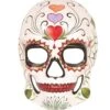 Day Of The Dead Masker Man Hart -Halloween Kostuum Winkel 38735
