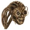 Masker Steampunk Goud -Halloween Kostuum Winkel 38773