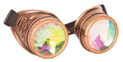 Bril Steampunk Kaleidoscoop Brons
