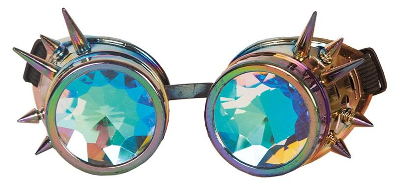 Bril Steampunk Kaleidoscoop Metalic 3 Bril Steampunk Kaleidoscoop Metalic