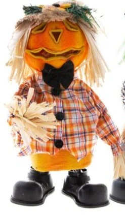 DECO POMPOEN MET LICHT 28CM RUIT SHIRT