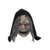 Hoofdmasker Evil Scarface With Black Hood 1 Hoofdmasker Evil Scarface With Black Hood -Halloween Kostuum Winkel 703116