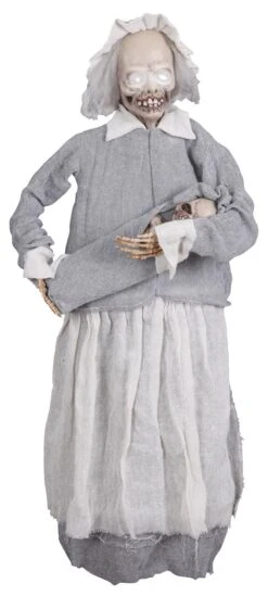 Creepy Old Lady With Baby