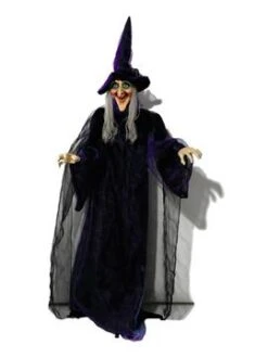 Halloween Figure Witch, Animated 175cm