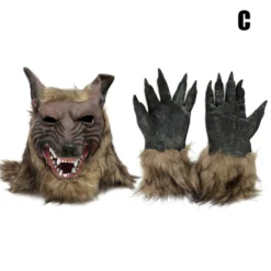 Weerwolf Masker En Handschoenen