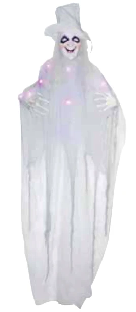 Hanging Witch With Lights